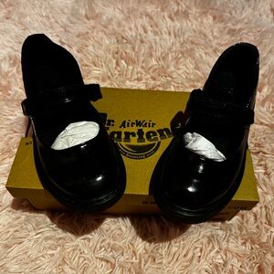 Dr. Martens Shiny Black Kids Dress Shoes